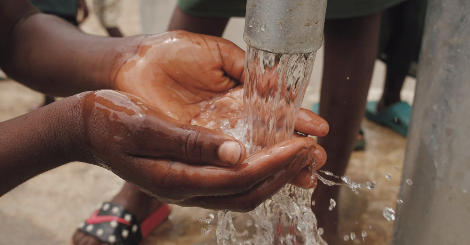 Community accessing clean water